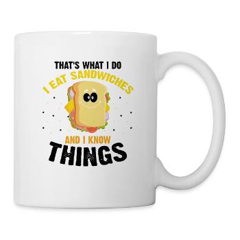 Sandwich Love and Scientist Cheese Food - Mug - white - Right