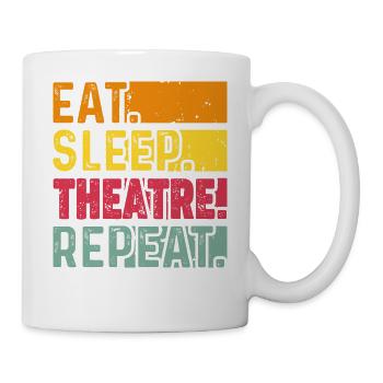 Théâtre de Broadway - Mug blanc - blanc - Droite