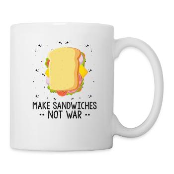 Sandwich Macher Grillen Papa BBQ Sandwich - Tasse - Weiß - Rechts