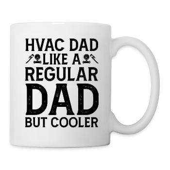 Fathers Day Cooler Hvac Dad - Mug - white - Right