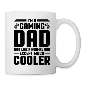 Fathers day Gaming dad - Mug - white - Right