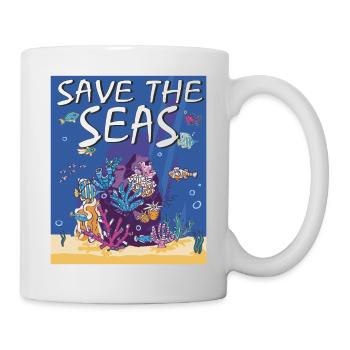 SAVE THE SEAS - Mug - white - Right