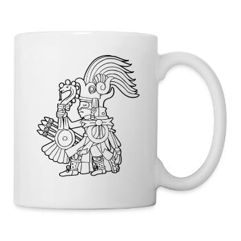 Huitzilopochtli Aztèque Dieu Aztèque Mythologie Maya - Mug blanc - blanc - Droite