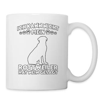 Rotweiler Hundetraining Hundeliebhaber Rottweiler - Tasse - Weiß - Rechts