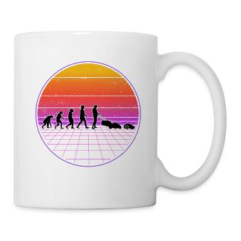 Mähroboter Evolution Retro Rasenroboter - Tasse - Weiß - Rechts