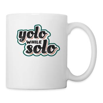 Solo proud single, Happy single - Mug - white - Right