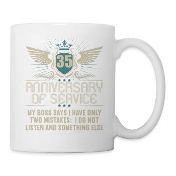 35 years of service 35 years of service - Mug - white - Right
