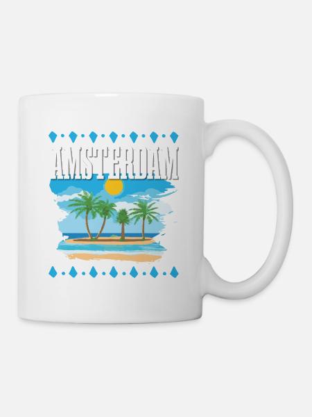 Amsterdam - Tasse - Weiß