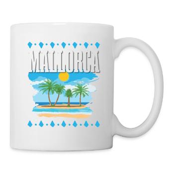 Mallorca - Tasse - Weiß - Rechts