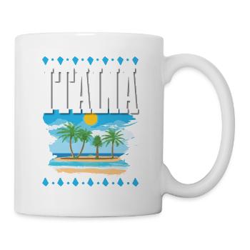 Italia - Tasse - Weiß - Rechts