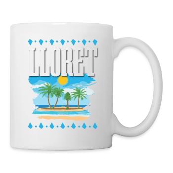 Lloret De Mar - Tasse - Weiß - Rechts