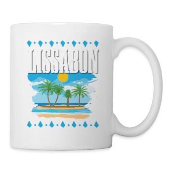 Lissabon - Tasse - Weiß - Rechts