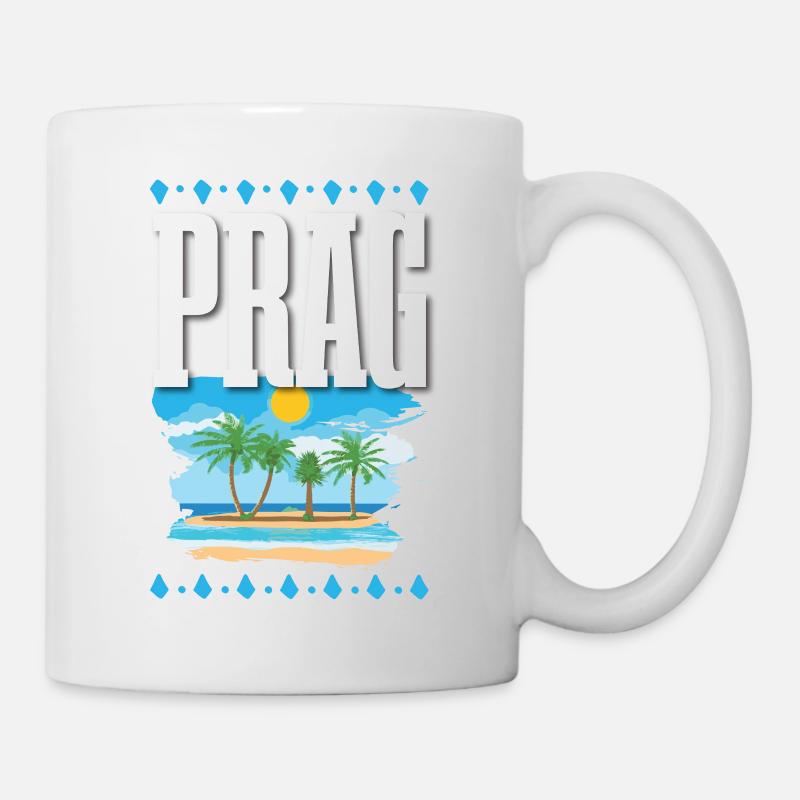 Prague - Mug blanc - blanc