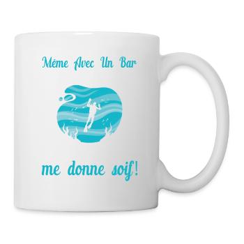 Plongée Sous Marine Mer Idée Cadeau Plongeur Océan - Mug blanc - blanc - Droite