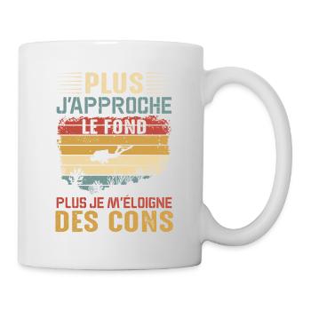 Sport Plongée Idée Cadeau Mer Poisson Anniversaire - Mug blanc - blanc - Droite