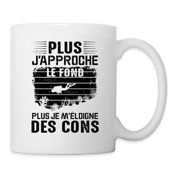 Sport Plongée Idée Cadeau Mer Poisson Anniversaire - Mug blanc - blanc - Droite