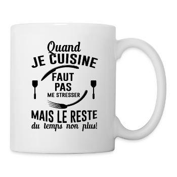 Cuisine Cuisinier Restaurant Cadeau Cuisinière Bbq - Mug blanc - blanc - Droite