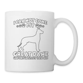 Sport canin allemand Great Dane drôle de chien dressage Deu - Mug blanc - blanc - Droite