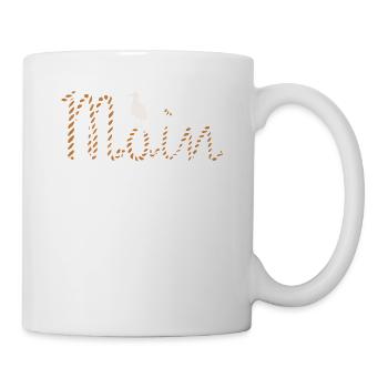 Moin ihr Spacken - Digga Spruch Meer Norddeutsch - Tasse - Weiß - Rechts