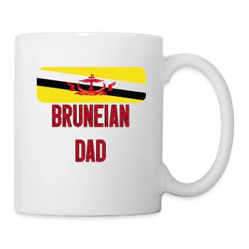 Bruneian Dad Brunei Flag For Father's Day - Mug - white - Right
