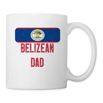 J’ai deux titres Belizean et Dad Belize - Mug blanc - blanc - Droite