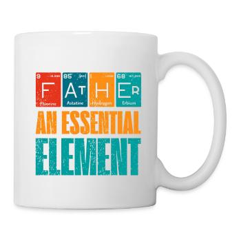 Father An Essential Element Father's day - Mug blanc - blanc - Droite