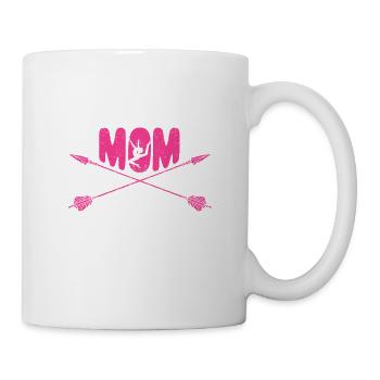 Gymnastik Mama Niedliche Turnerin Elternteil - Tasse - Weiß - Rechts