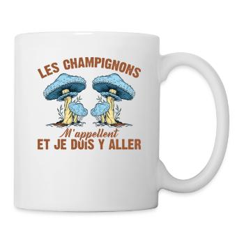 Champignon Forêt Idée Cadeau Nature Automne Hobby - Mug blanc - blanc - Droite