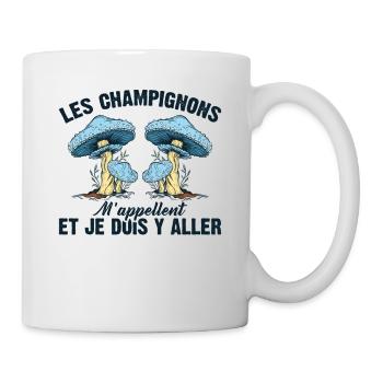 Champignon Forêt Idée Cadeau Nature Automne Hobby - Mug blanc - blanc - Droite