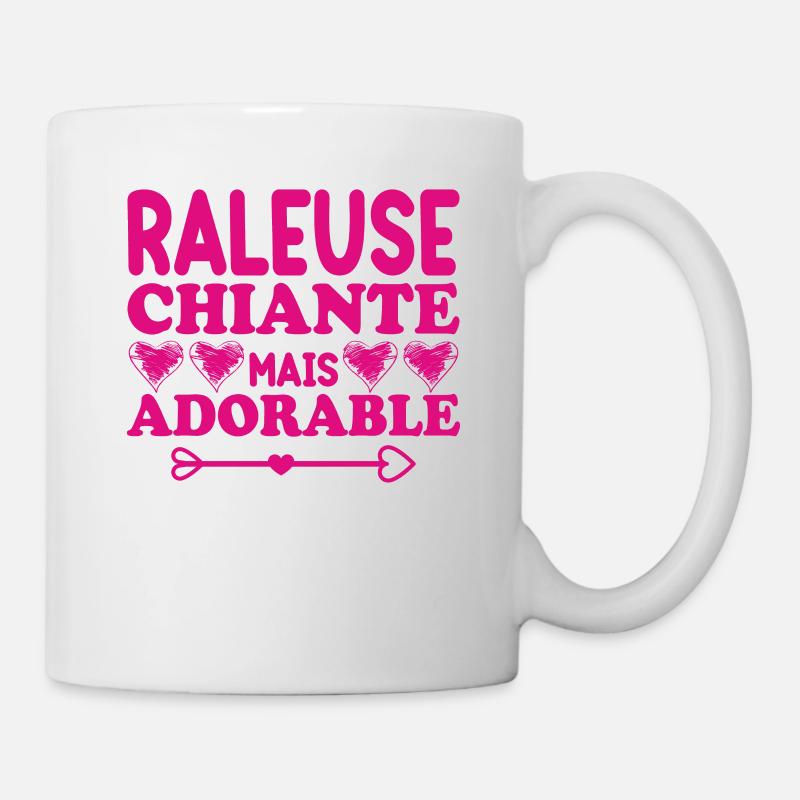 Raleuse Chiante Mais Adorable - Mug blanc - blanc