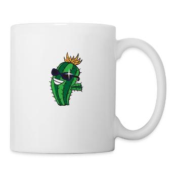 Kratzt Mich Doch NichT! Lustiger Kaktus Spruch - Tasse - Weiß - Rechts