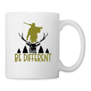 Animal Nature Montagne Chasse cerf Camping Camping Camper - Mug blanc - blanc - Droite