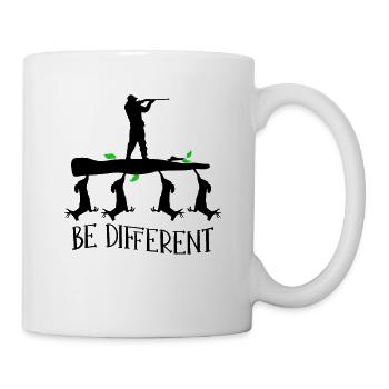 Animal Nature Montagne Chasse cerf Camping Camping Camper - Mug blanc - blanc - Droite