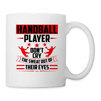 Handballspieler Sportspiel Handball - Tasse - Weiß - Rechts