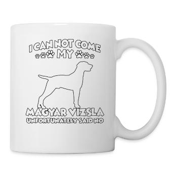 Magyar Vizsla Dog Training Walking Motive Dogs - Mug - white - Right
