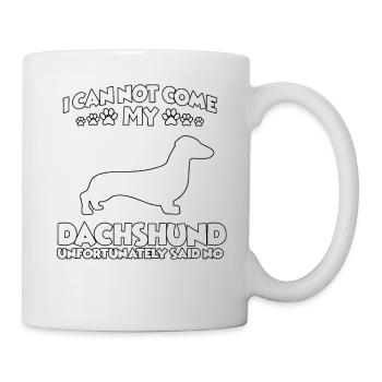 Dackel Hundebesitzer Hundesport Dackel Dackel - Tasse - Weiß - Rechts