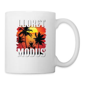 Lloret De Mar Modus - Tasse - Weiß - Rechts