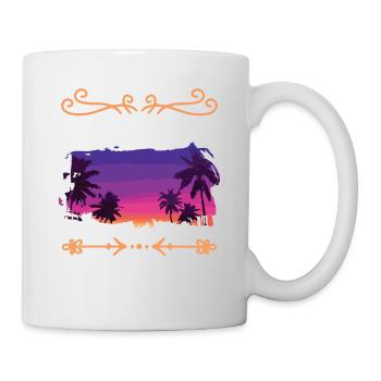 Mallorca - Tasse - Weiß - Rechts