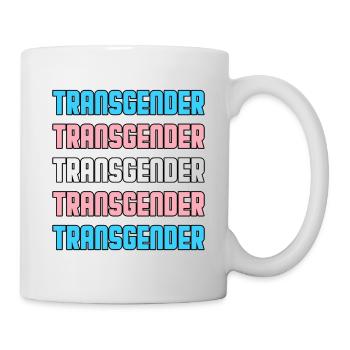 Transgender Flag Trans Pride LGBTQ - Mug - white - Right