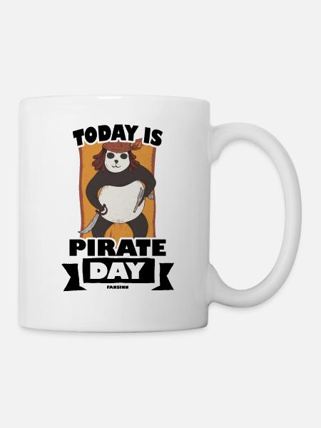 Today Is Pirate Day - Tasse - Weiß
