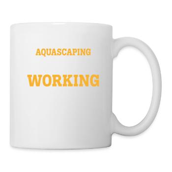 LE PIRE JOUR AQUASCAPING EST MEILLEUR QUE LE MEILLEUR - Mug blanc - blanc - Droite