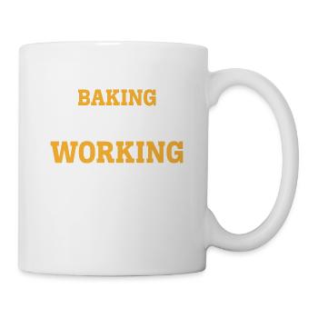 THE WORST DAY BAKING IS BETTER THAN THE BEST DAY W - Mug - white - Right