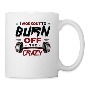 I train like a madman - Mug - white - Right