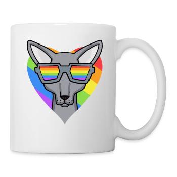Chat LGBT Sphynx Rainbow - Mug blanc - blanc - Droite