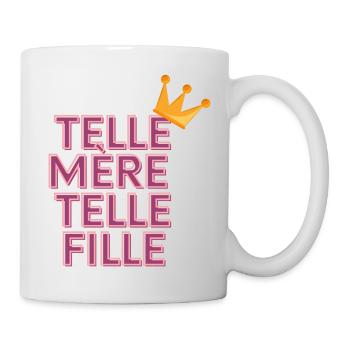Telle mère telle fille - Mug blanc - blanc - Droite