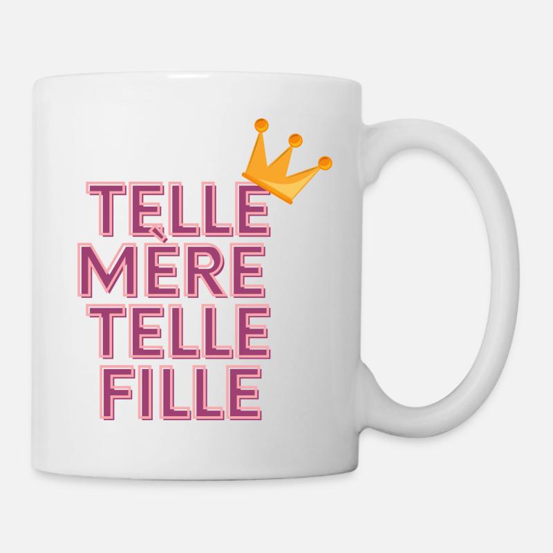Telle mère telle fille - Mug blanc - blanc