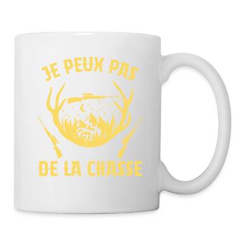 Je Peux Pas C'est La Saison De La Chasse Chasser - Mug blanc - blanc - Droite