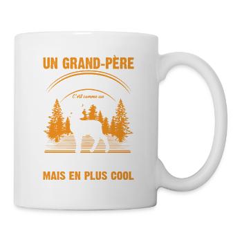 Grand-père Chasseur Chasser Cadeau Fête Des Pères - Mug blanc - blanc - Droite