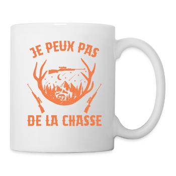 Je Peux Pas C'est La Saison De La Chasse Chasser - Mug blanc - blanc - Droite
