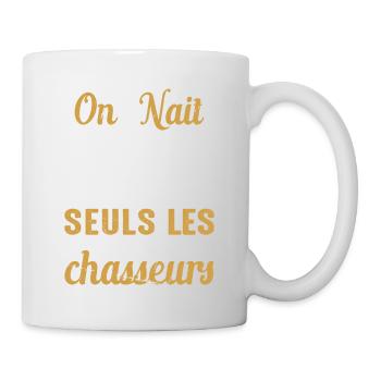 Les Meilleurs Deviennent Chasseurs Chasser Cadeau - Mug blanc - blanc - Droite